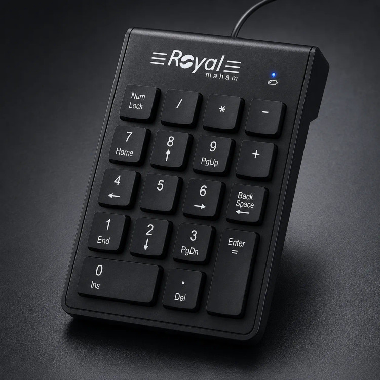 کیبورد عددی رویال Royal RN2000 باسیم USB ، 18 کلید