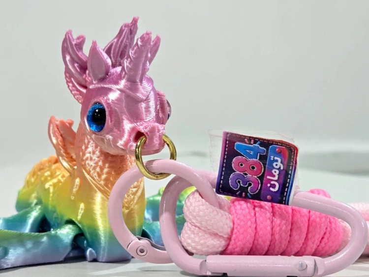 جاکلیدی سهبعدی پونی کوچولو My Little Pony | رنگ گرادیانی